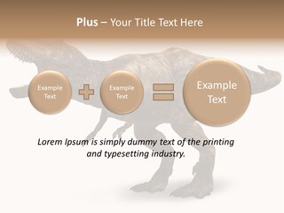Jurassic Park Roar Dinosaur PowerPoint Template