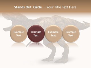 Jurassic Park Roar Dinosaur PowerPoint Template