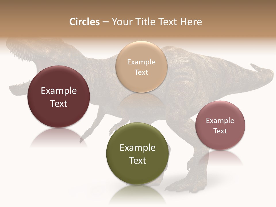 Jurassic Park Roar Dinosaur PowerPoint Template