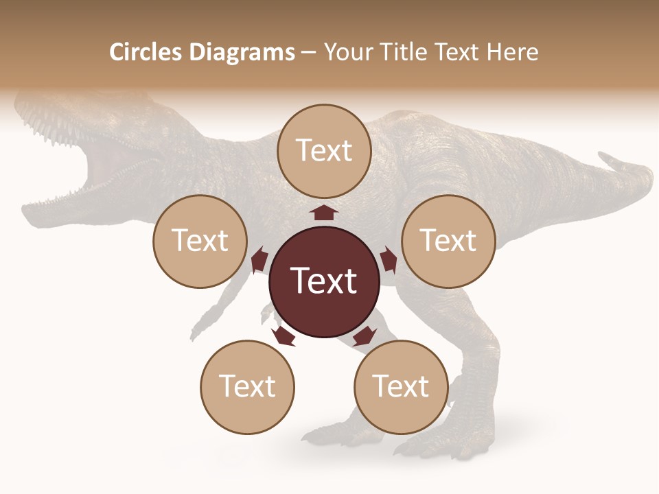 Jurassic Park Roar Dinosaur PowerPoint Template