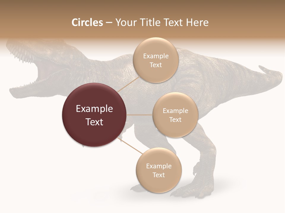 Jurassic Park Roar Dinosaur PowerPoint Template