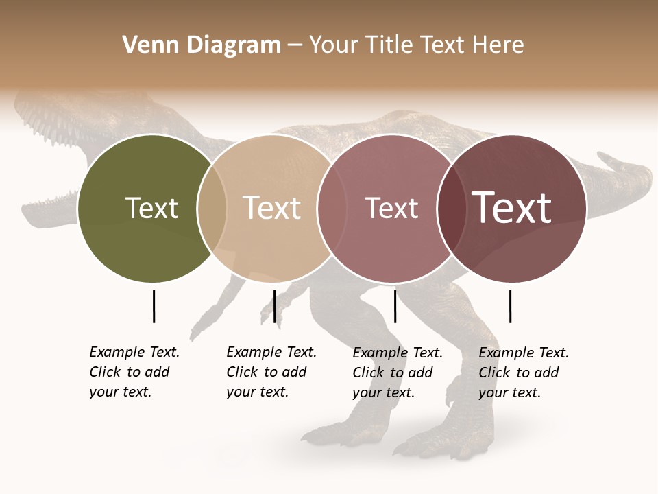 Jurassic Park Roar Dinosaur PowerPoint Template