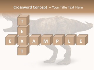 Jurassic Park Roar Dinosaur PowerPoint Template