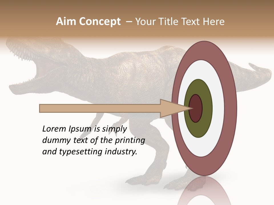 Jurassic Park Roar Dinosaur PowerPoint Template