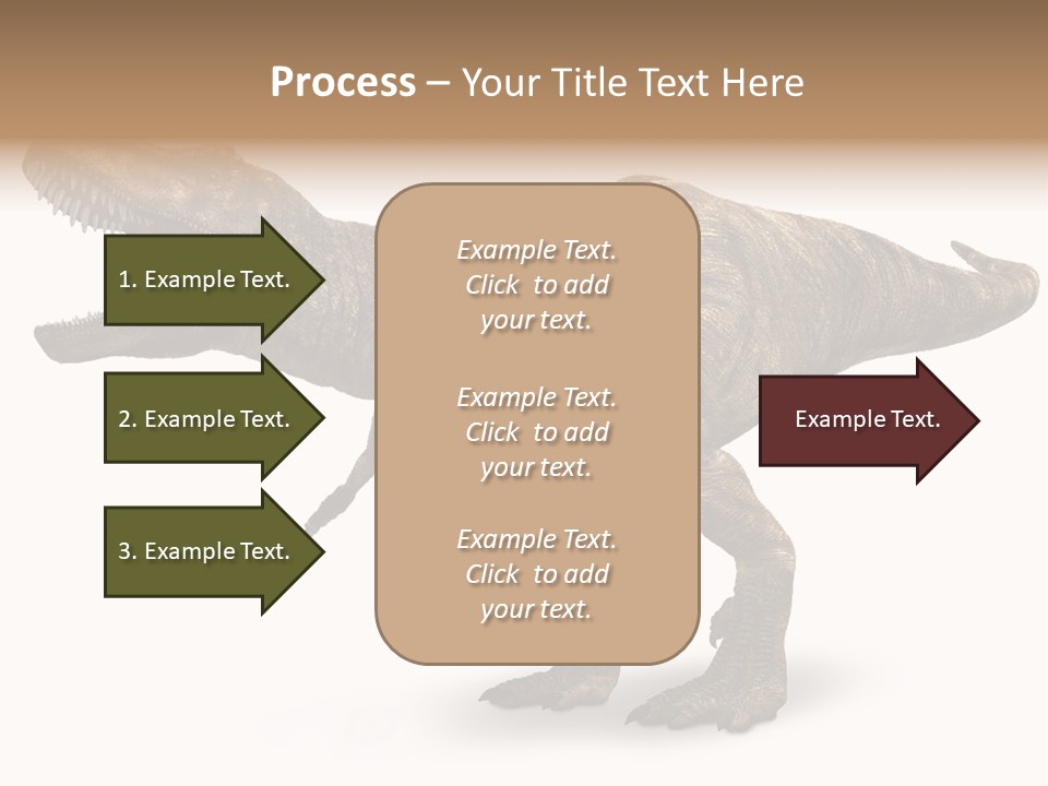 Jurassic Park Roar Dinosaur PowerPoint Template
