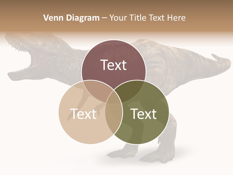 Jurassic Park Roar Dinosaur PowerPoint Template