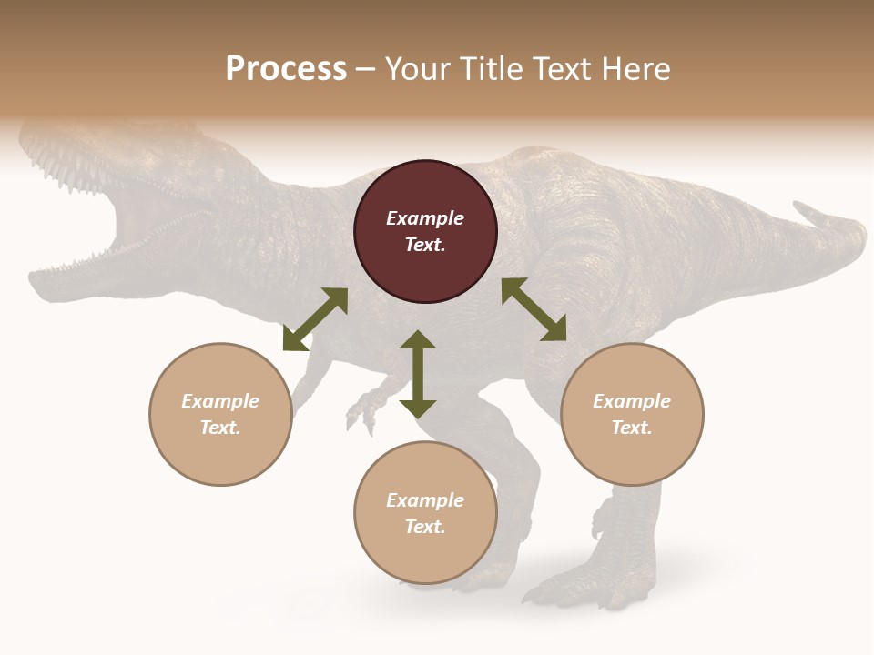 Jurassic Park Roar Dinosaur PowerPoint Template