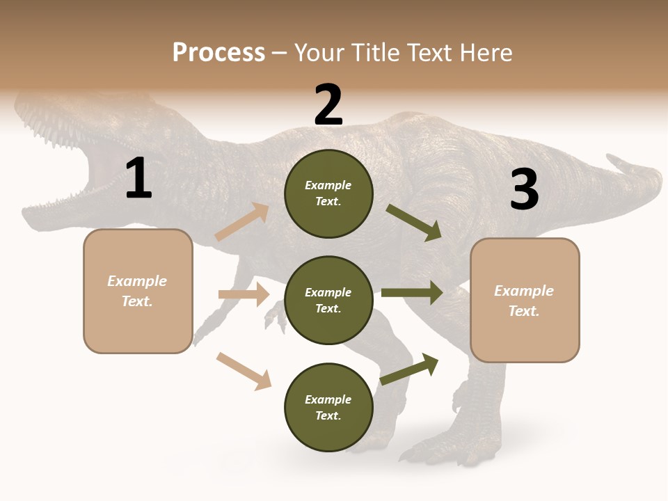 Jurassic Park Roar Dinosaur PowerPoint Template