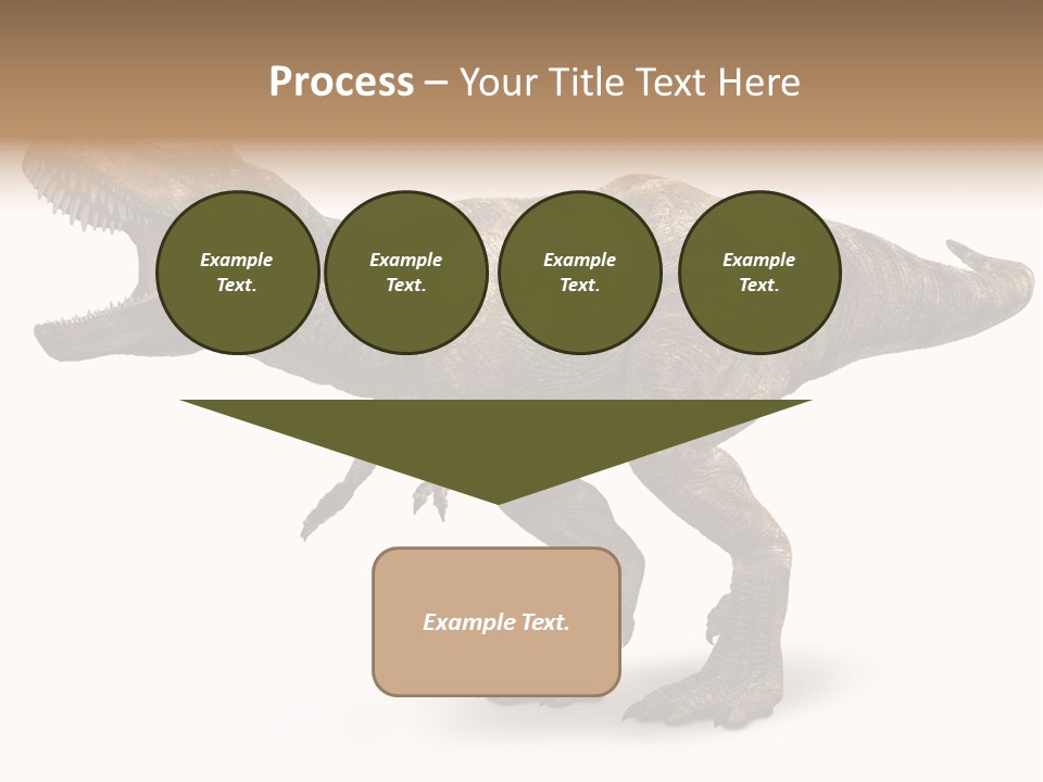 Jurassic Park Roar Dinosaur PowerPoint Template