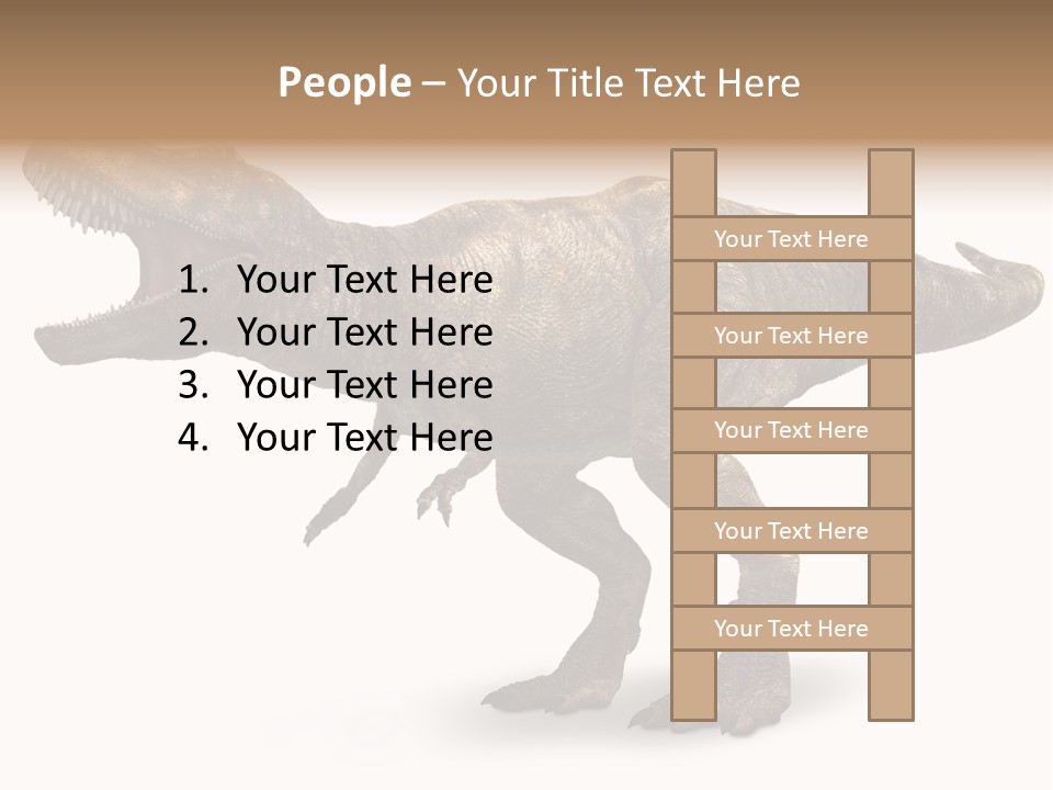 Jurassic Park Roar Dinosaur PowerPoint Template