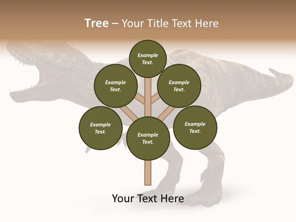 Jurassic Park Roar Dinosaur PowerPoint Template