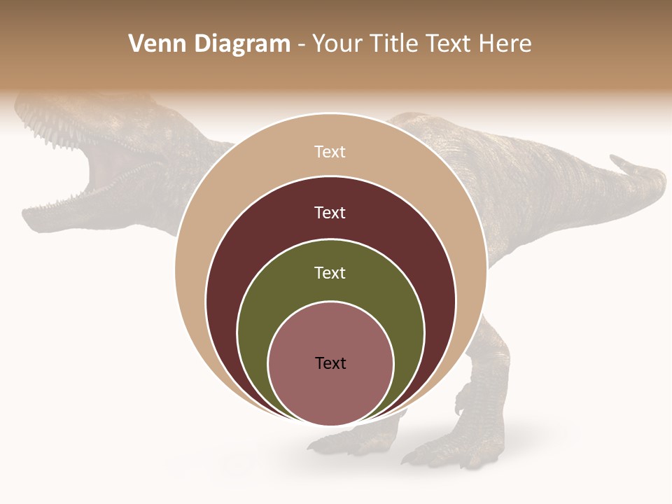 Jurassic Park Roar Dinosaur PowerPoint Template
