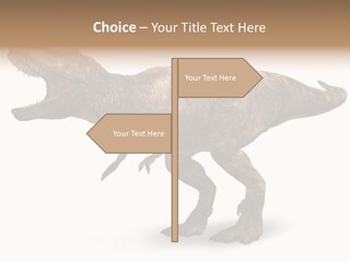 Jurassic Park Roar Dinosaur PowerPoint Template