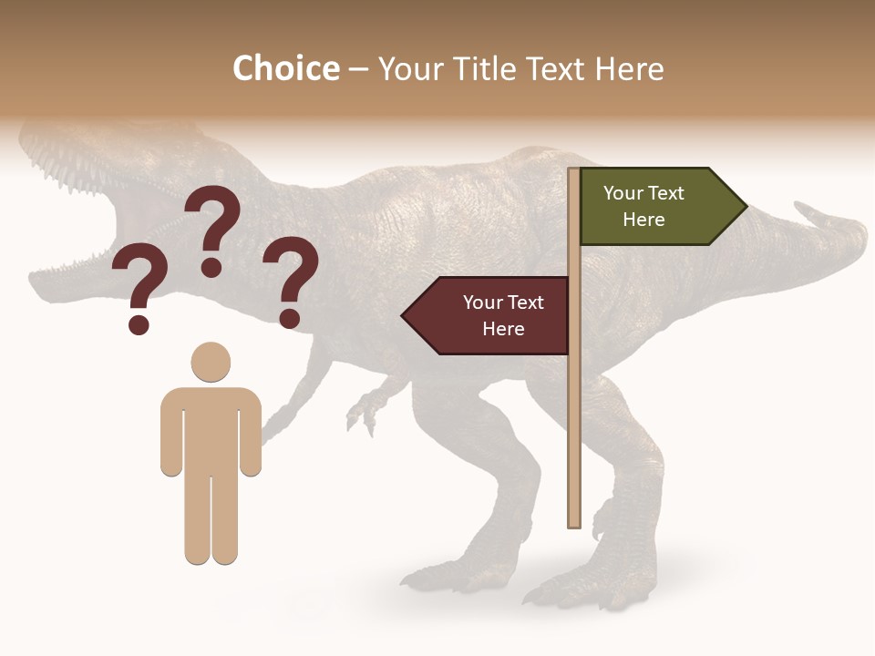 Jurassic Park Roar Dinosaur PowerPoint Template