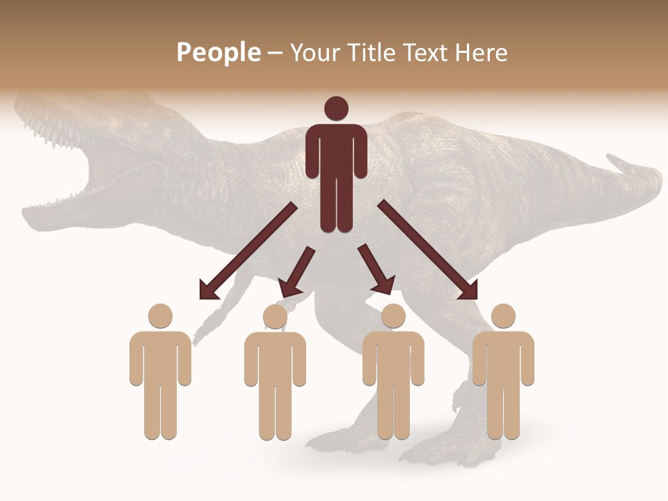 Jurassic Park Roar Dinosaur PowerPoint Template