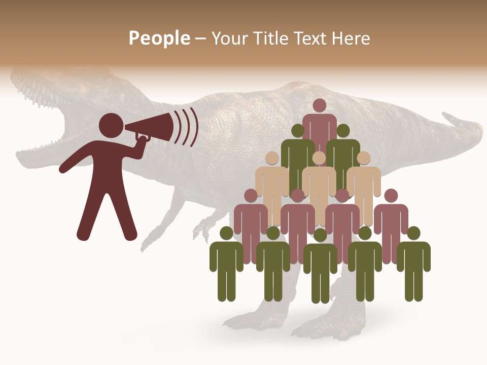 Jurassic Park Roar Dinosaur PowerPoint Template