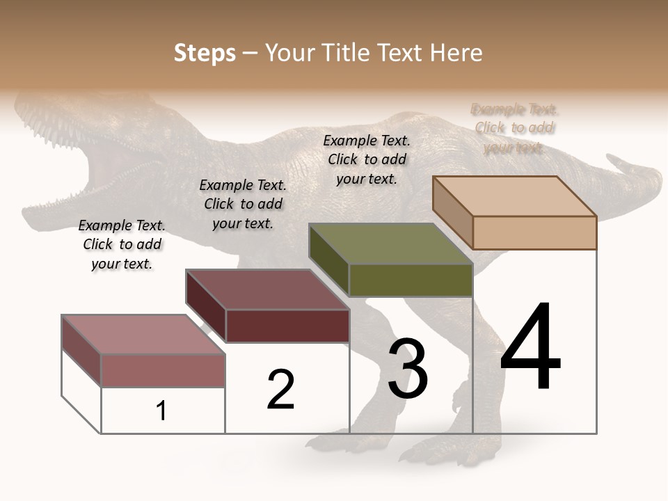 Jurassic Park Roar Dinosaur PowerPoint Template