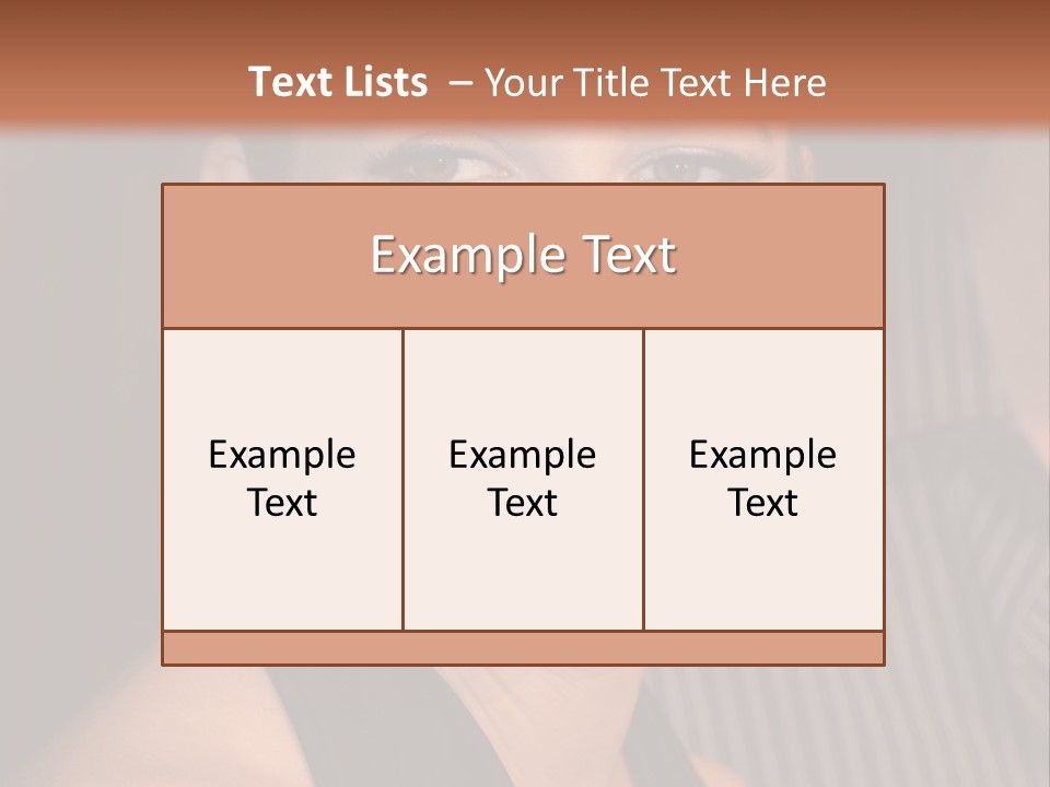 Black Dress Star Earrings PowerPoint Template
