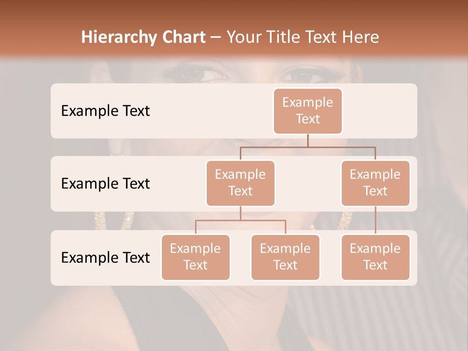 Black Dress Star Earrings PowerPoint Template