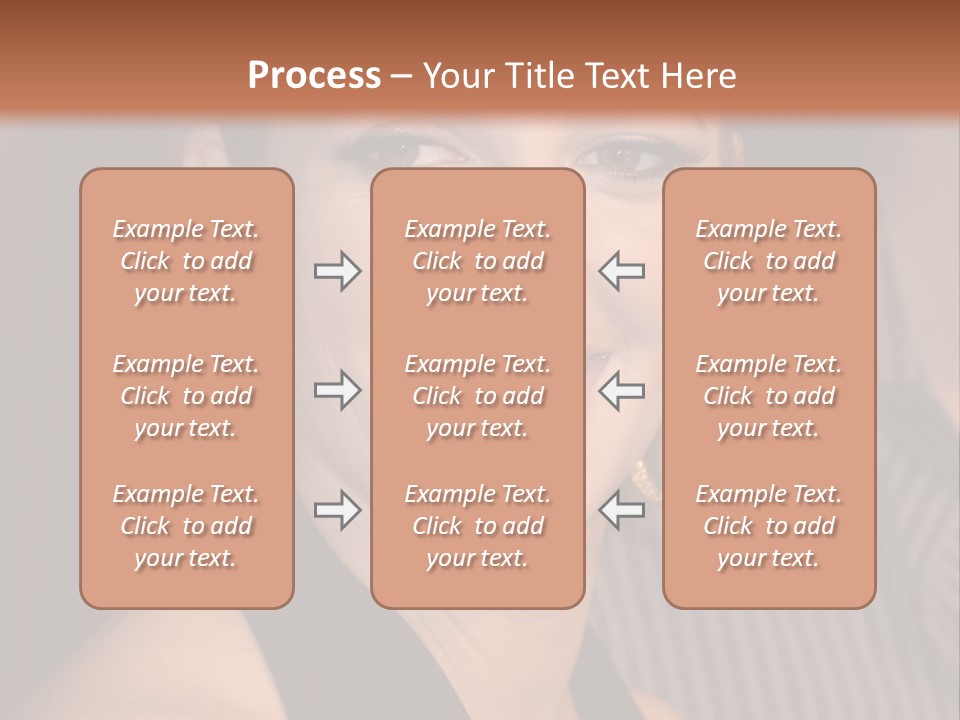 Black Dress Star Earrings PowerPoint Template