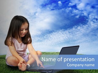 Education Grass Outdoor PowerPoint Template