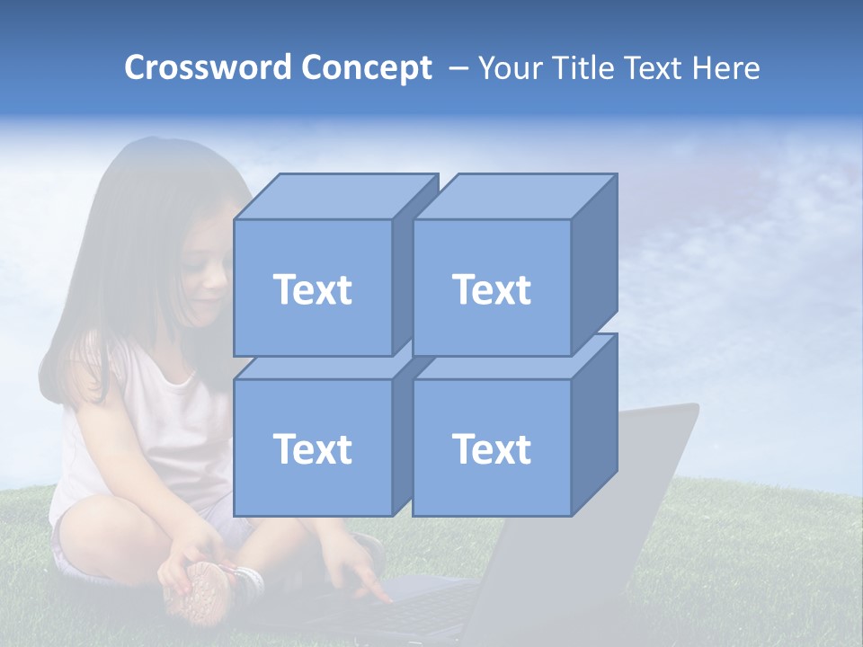 Education Grass Outdoor PowerPoint Template