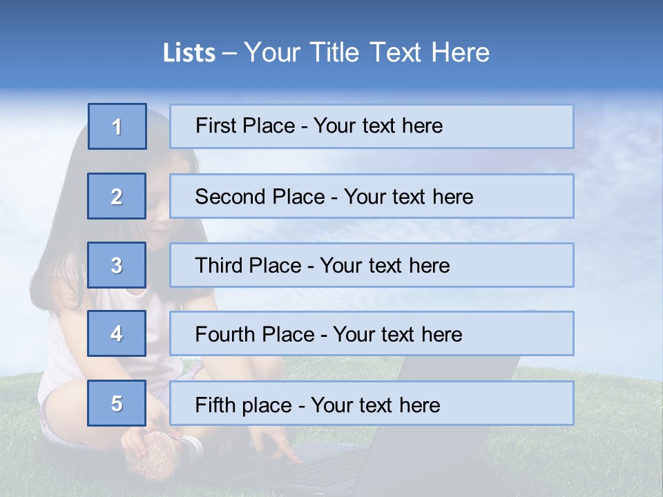 Education Grass Outdoor PowerPoint Template