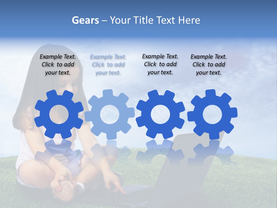 Education Grass Outdoor PowerPoint Template