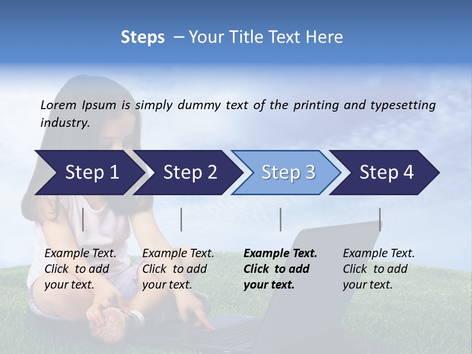 Education Grass Outdoor PowerPoint Template