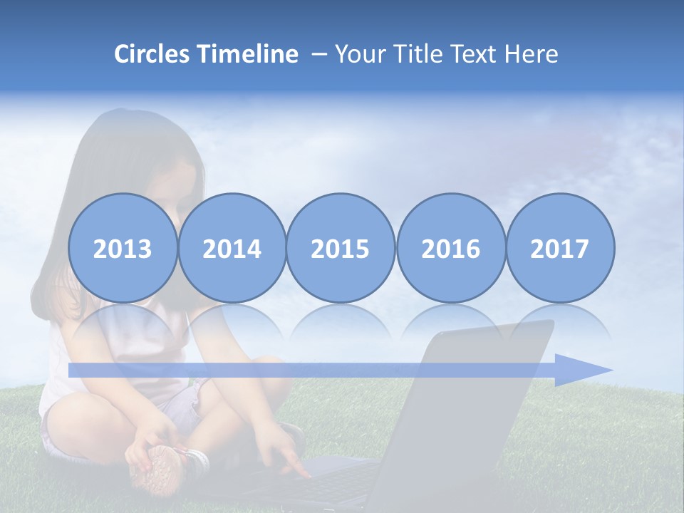 Education Grass Outdoor PowerPoint Template