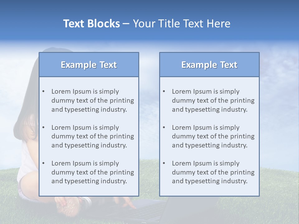 Education Grass Outdoor PowerPoint Template