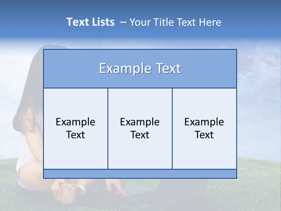 Education Grass Outdoor PowerPoint Template