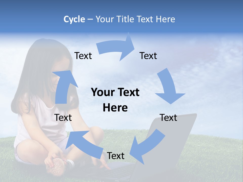 Education Grass Outdoor PowerPoint Template