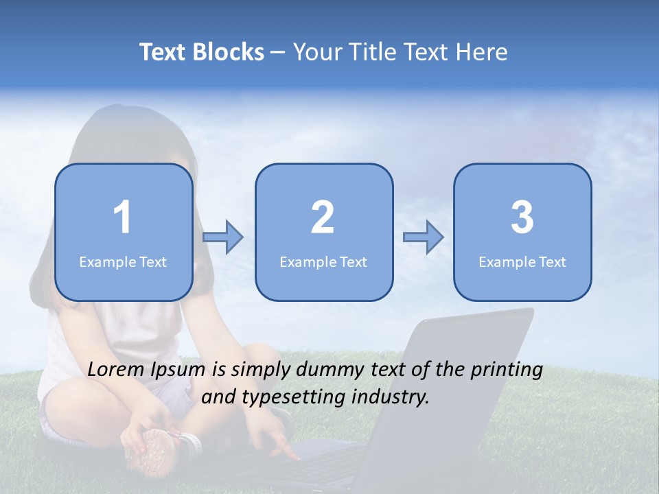 Education Grass Outdoor PowerPoint Template