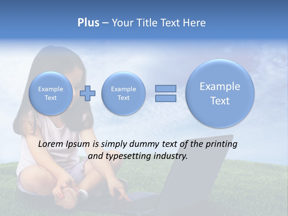 Education Grass Outdoor PowerPoint Template