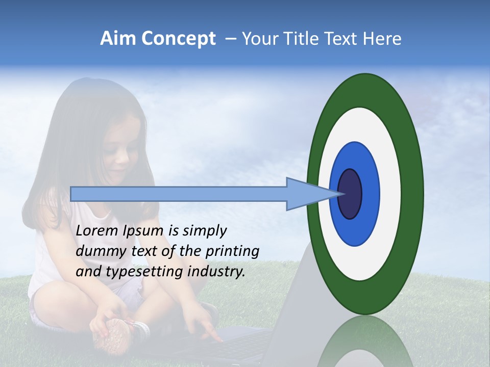 Education Grass Outdoor PowerPoint Template