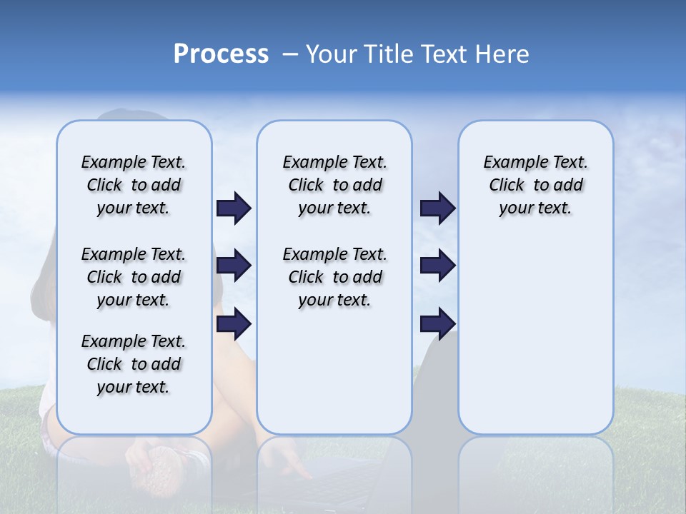 Education Grass Outdoor PowerPoint Template