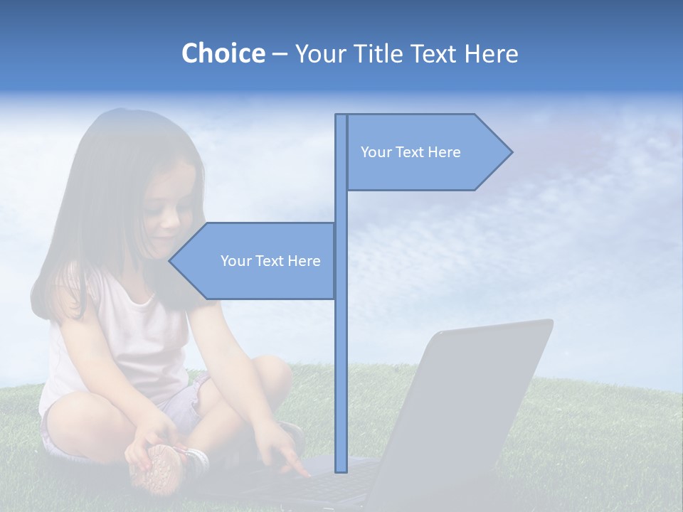 Education Grass Outdoor PowerPoint Template