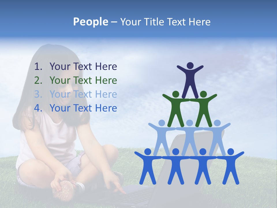 Education Grass Outdoor PowerPoint Template