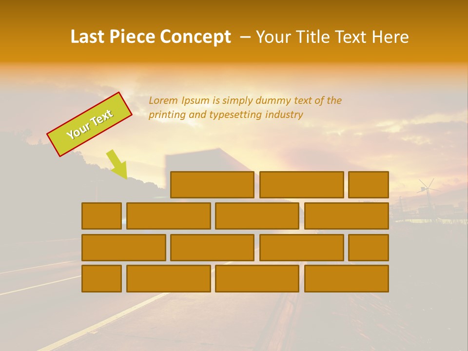 Heavy Red Trucking PowerPoint Template