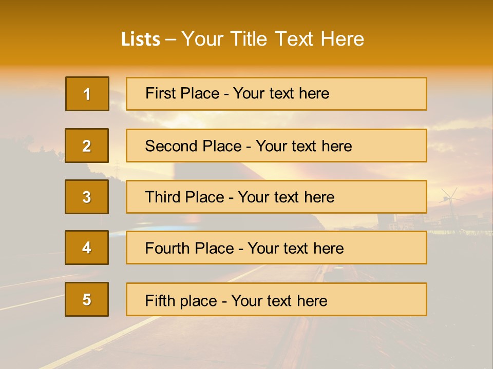 Heavy Red Trucking PowerPoint Template