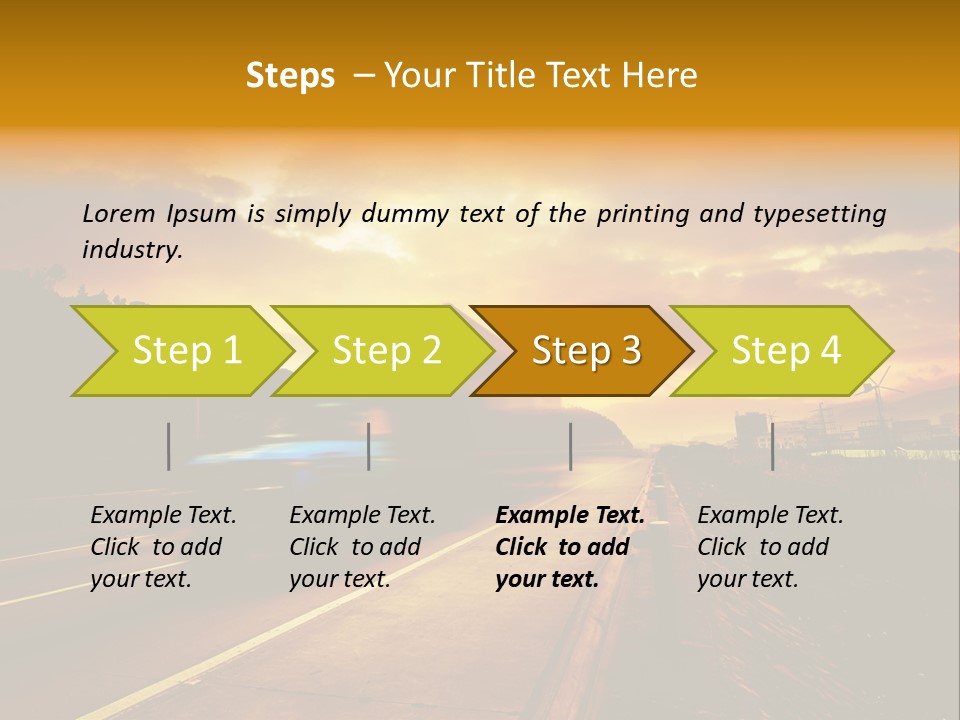 Heavy Red Trucking PowerPoint Template