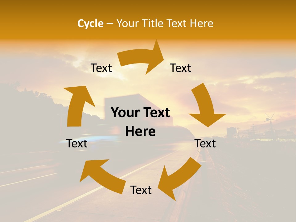 Heavy Red Trucking PowerPoint Template