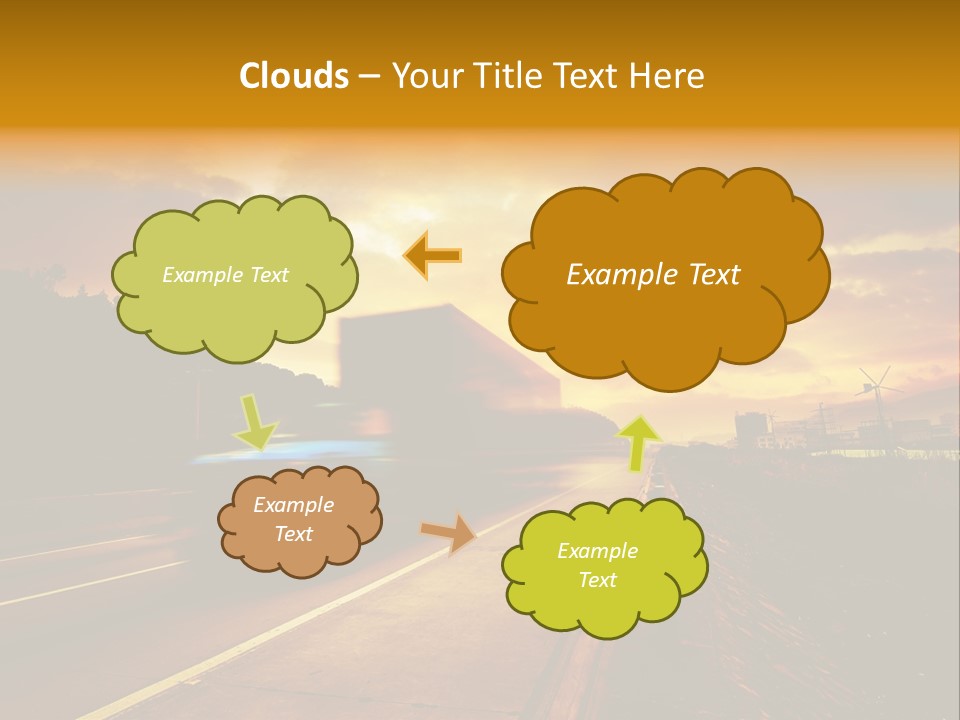 Heavy Red Trucking PowerPoint Template