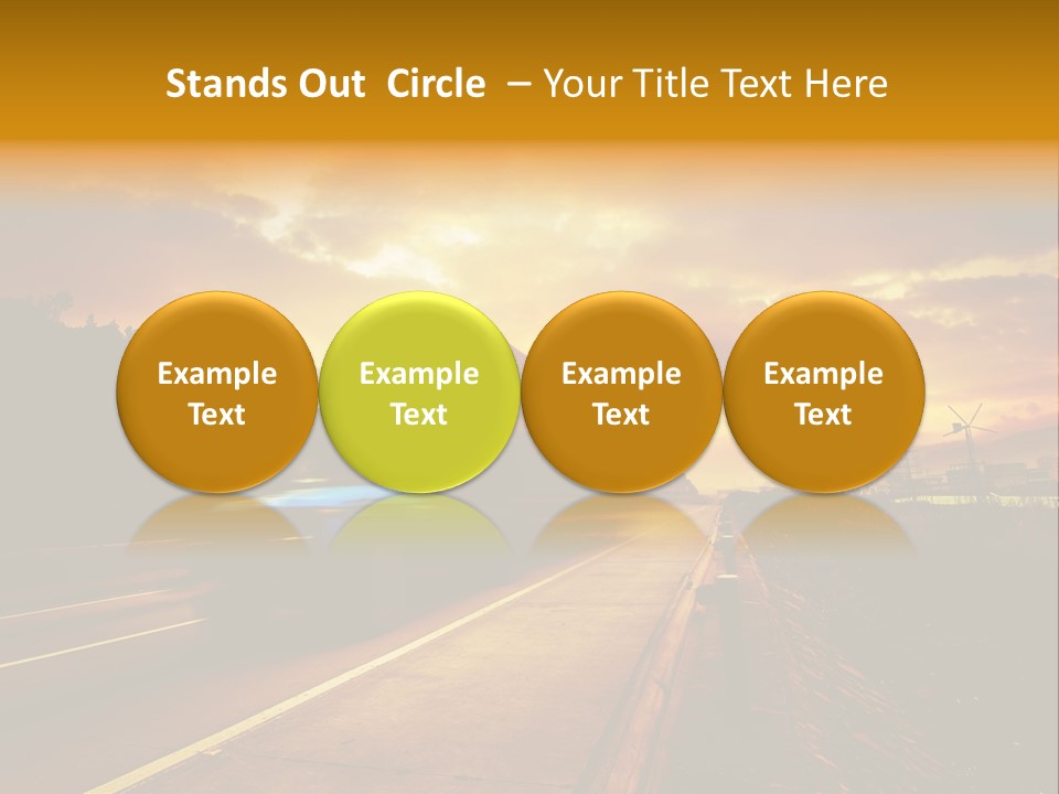 Heavy Red Trucking PowerPoint Template