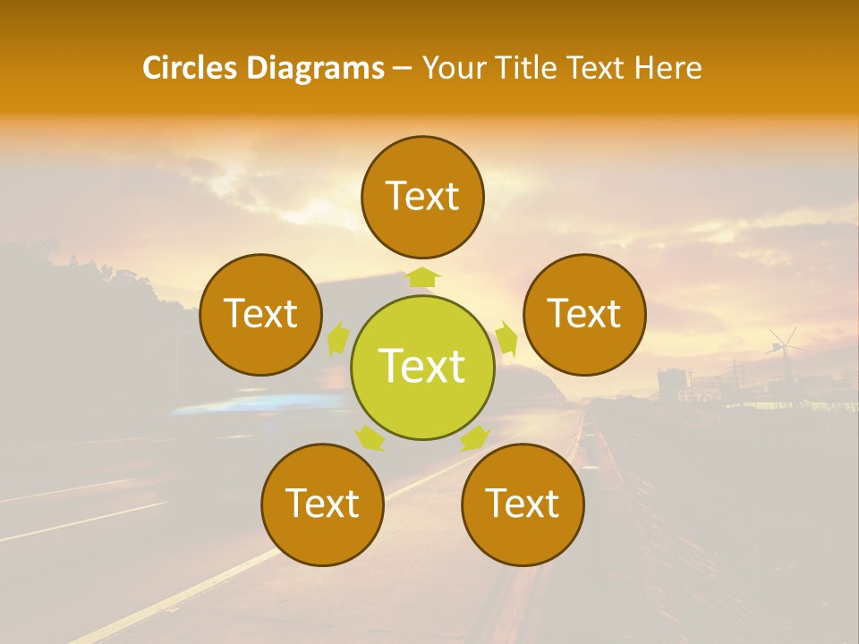 Heavy Red Trucking PowerPoint Template