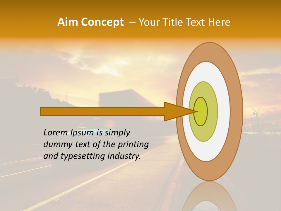 Heavy Red Trucking PowerPoint Template