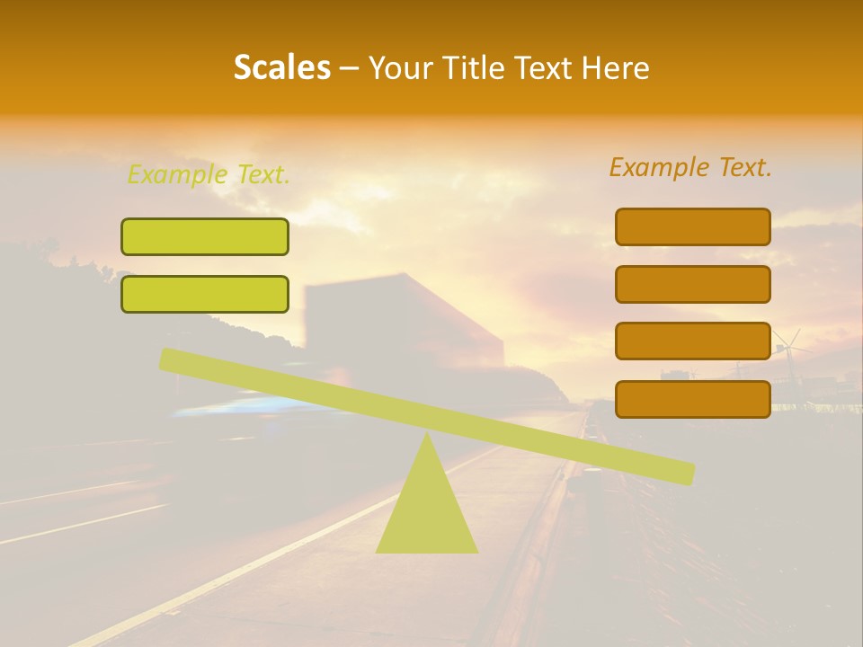 Heavy Red Trucking PowerPoint Template