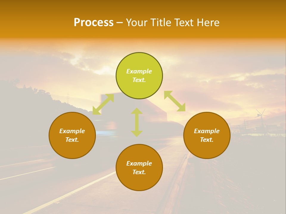 Heavy Red Trucking PowerPoint Template