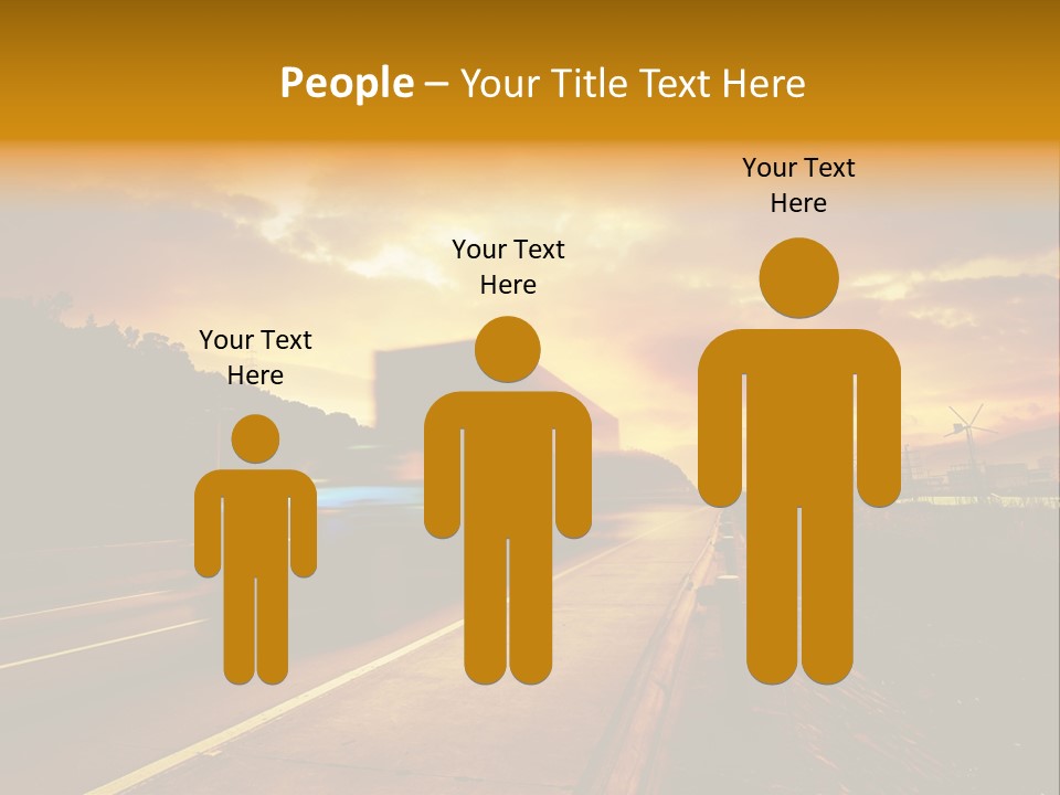 Heavy Red Trucking PowerPoint Template